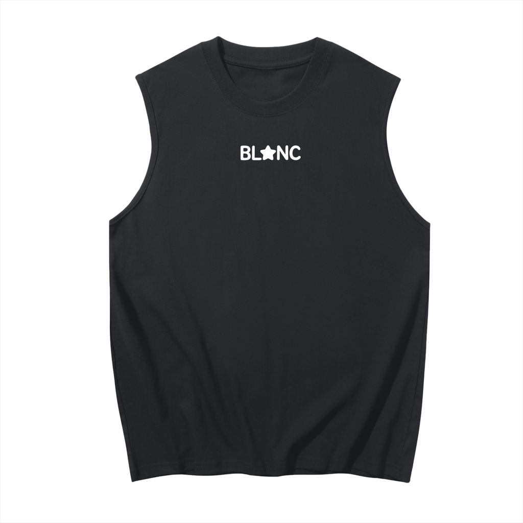 blanc ident black tank top