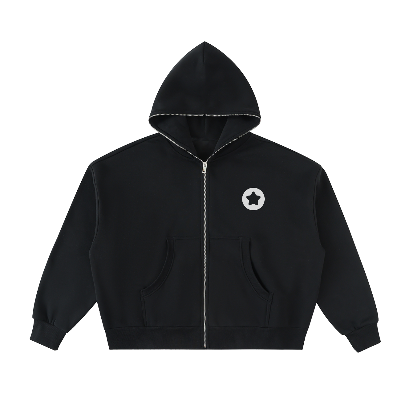 blanc. fullzip
