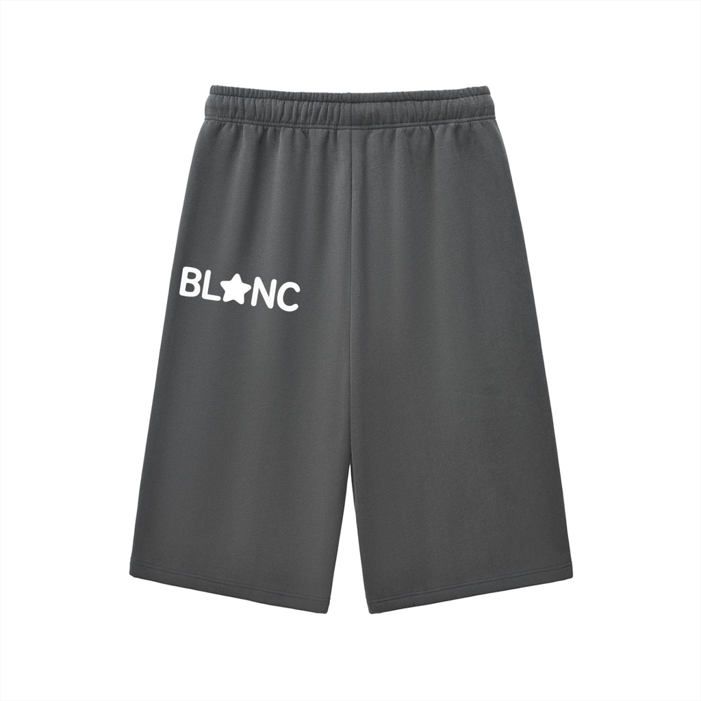 blanc. drawstring shorts