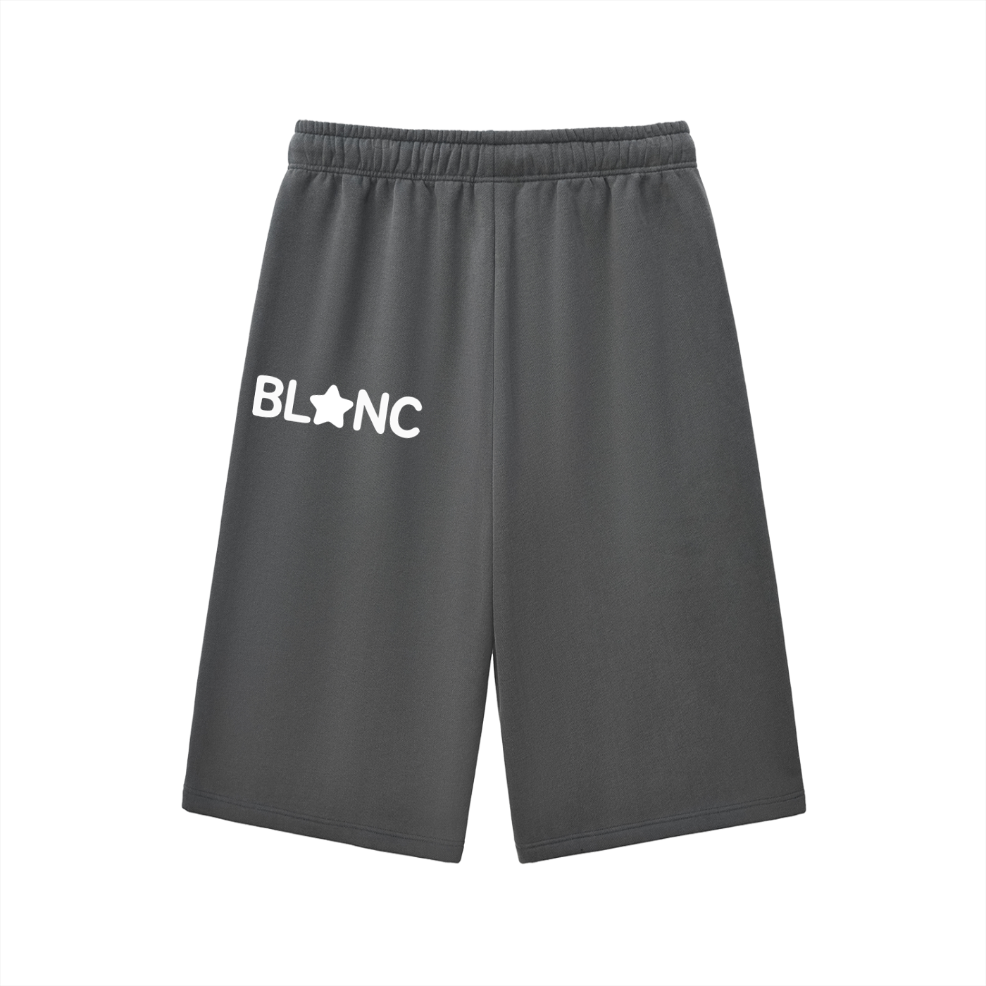 blanc. drawstring shorts