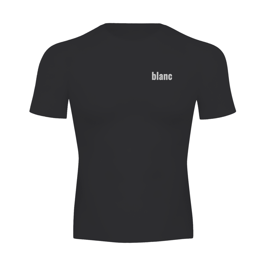 blanc performance tee black