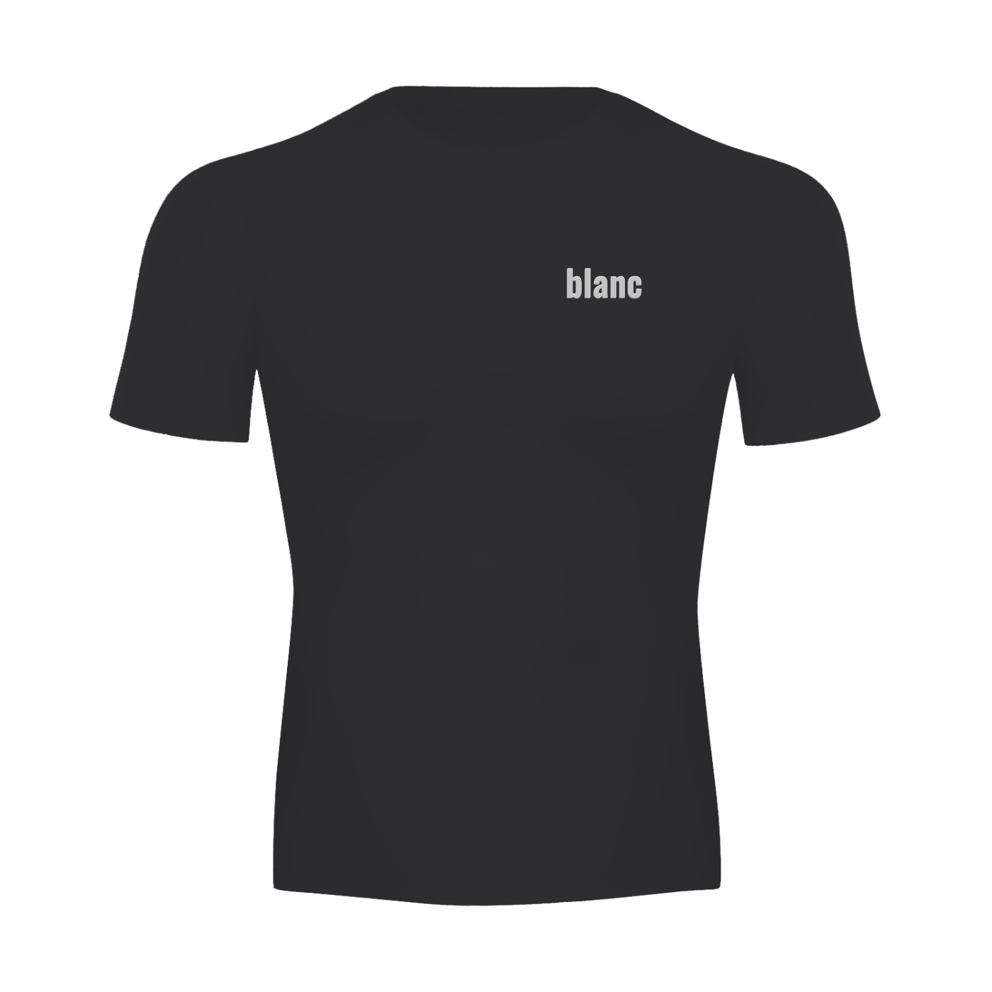 blanc performance tee black