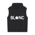 blanc. sleevless hoodie