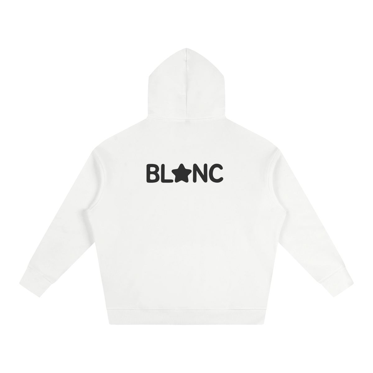 Oversize Blanc Hoodie
