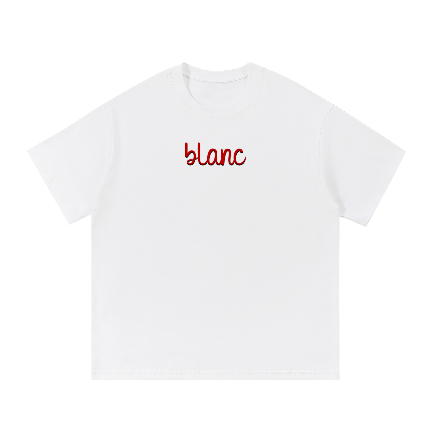 blanc white tee